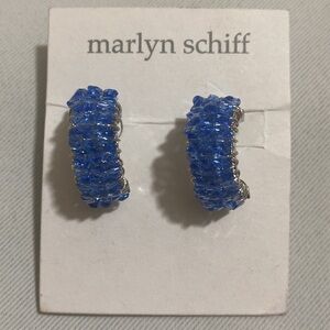 NWOT MARLYN SCHIFF Nugget Hoop Earrings